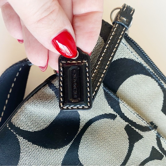 Coach Black and Gray Crossbody Bag - Picture 4 of 4